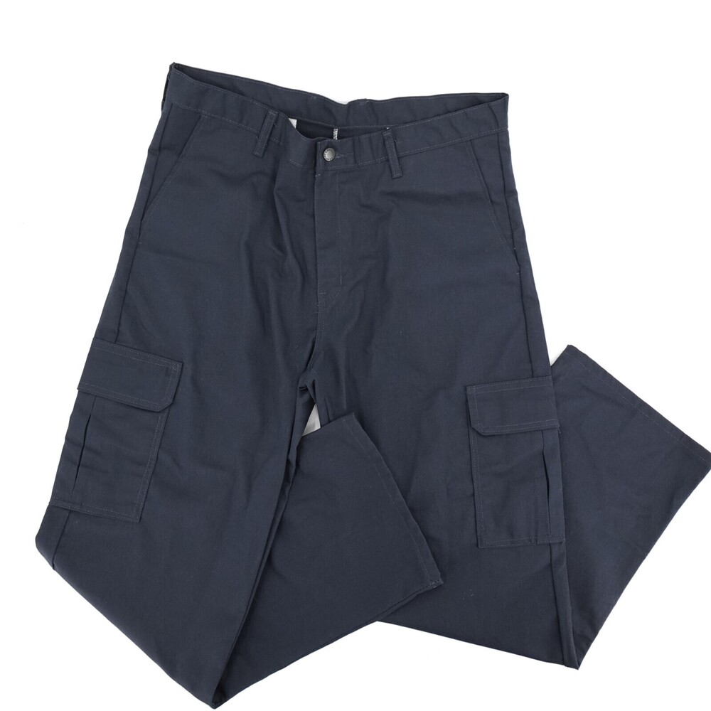 Dickies Cargo Pants Mens 36 Navy Straight Relaxed Workwear Rugged